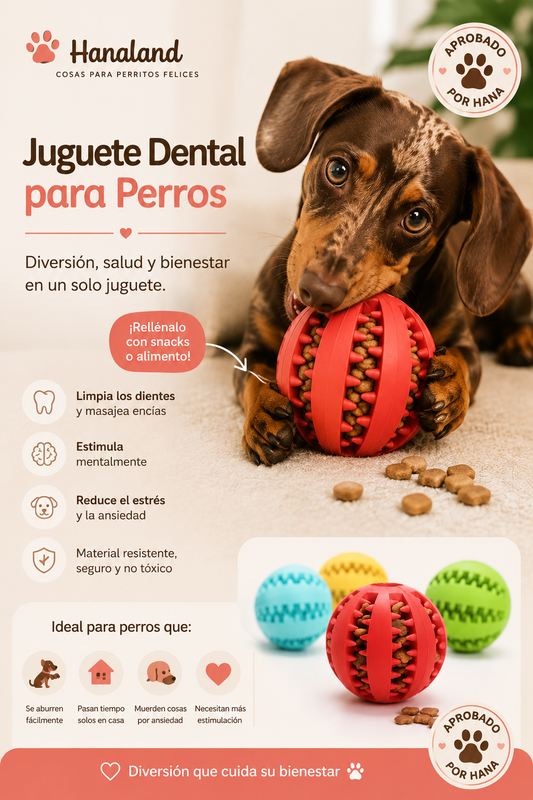 Pelota Dental Interactivo para Perros
